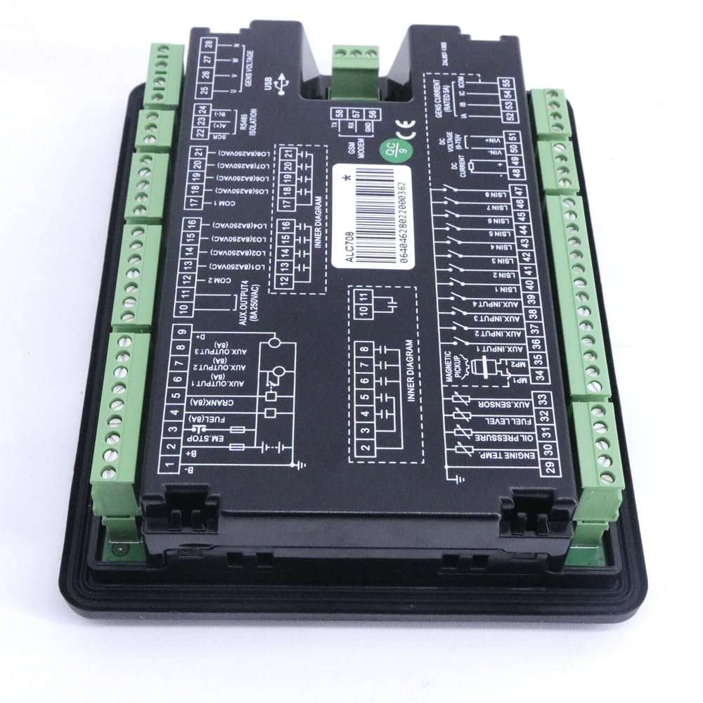 Smartgen ALC708 Lighting Tower Controller Lighting Tower Remote Start/Stop Controller Generator Controller