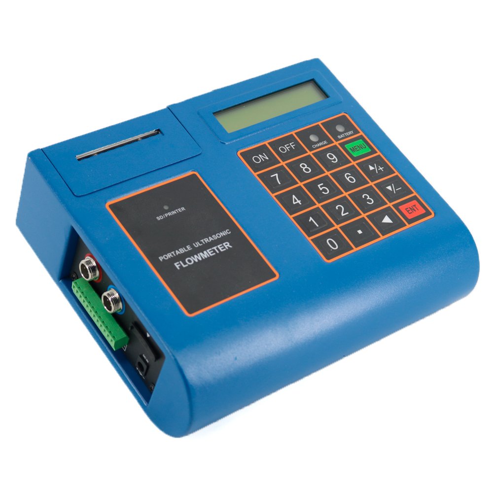 Graigar TUF-2000P+TM-1 Digital Ultrasonic Flow Meter Transducer TM-1 DN50-700mm 1.97-27.6in Flowmeters with Printing SD Storage Card