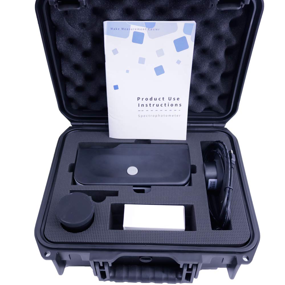 WS2600 Precise Spectrophotometer d/8 Colorimeter Color Meter 4mm&8mm Measuring Caliber Color Analyzer
