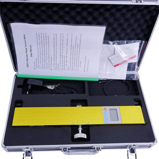 DGZ-Y-5000 Digital Elevator Rope Tension Tester 5000N Tensiometer 11/13/16mm Diameter Steel Cable Tension Meter Tensile Tester