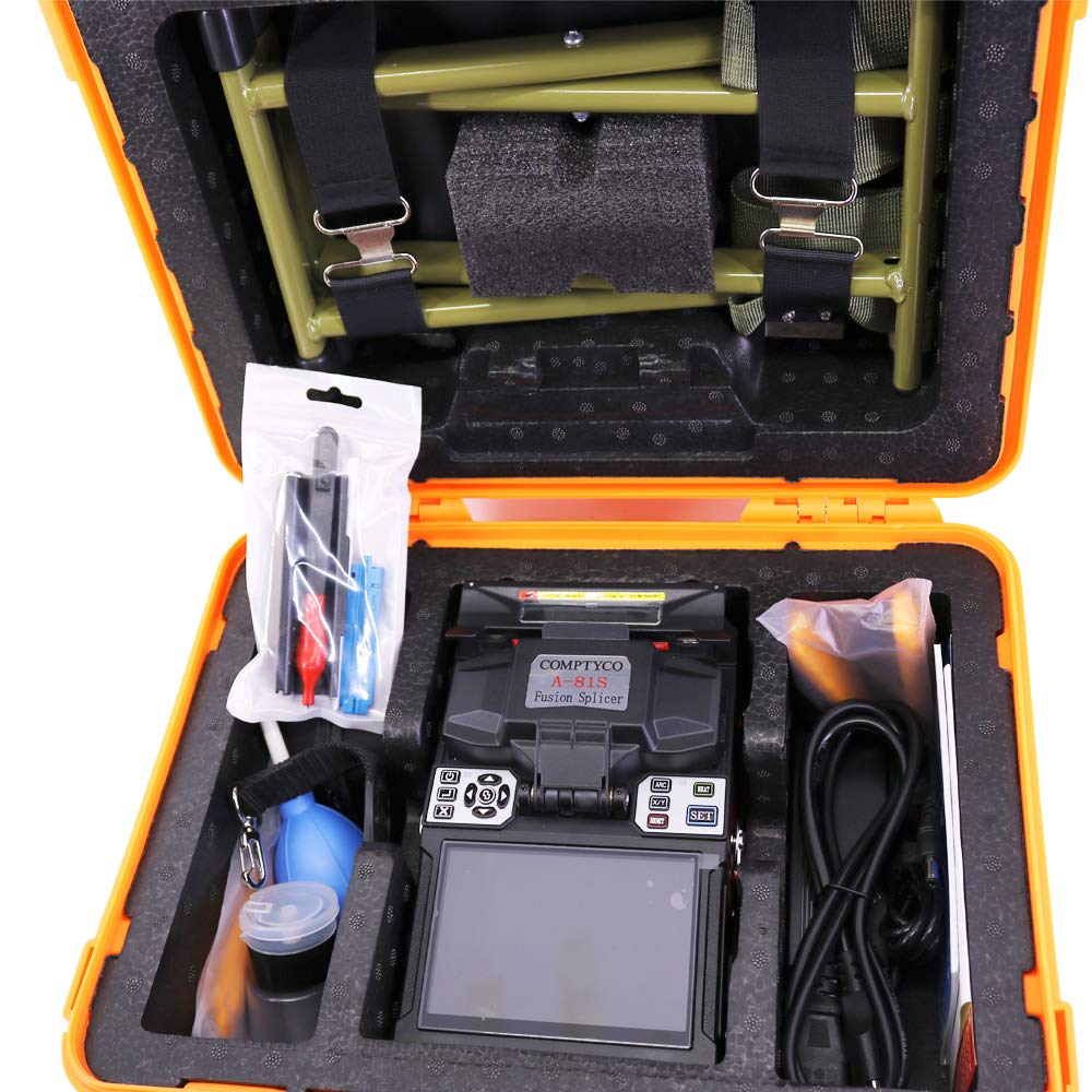 A-81S Economic Automatic Fusion Splicer Optical Fiber Welding Machine Splicing time 9S Heating Time 26S
