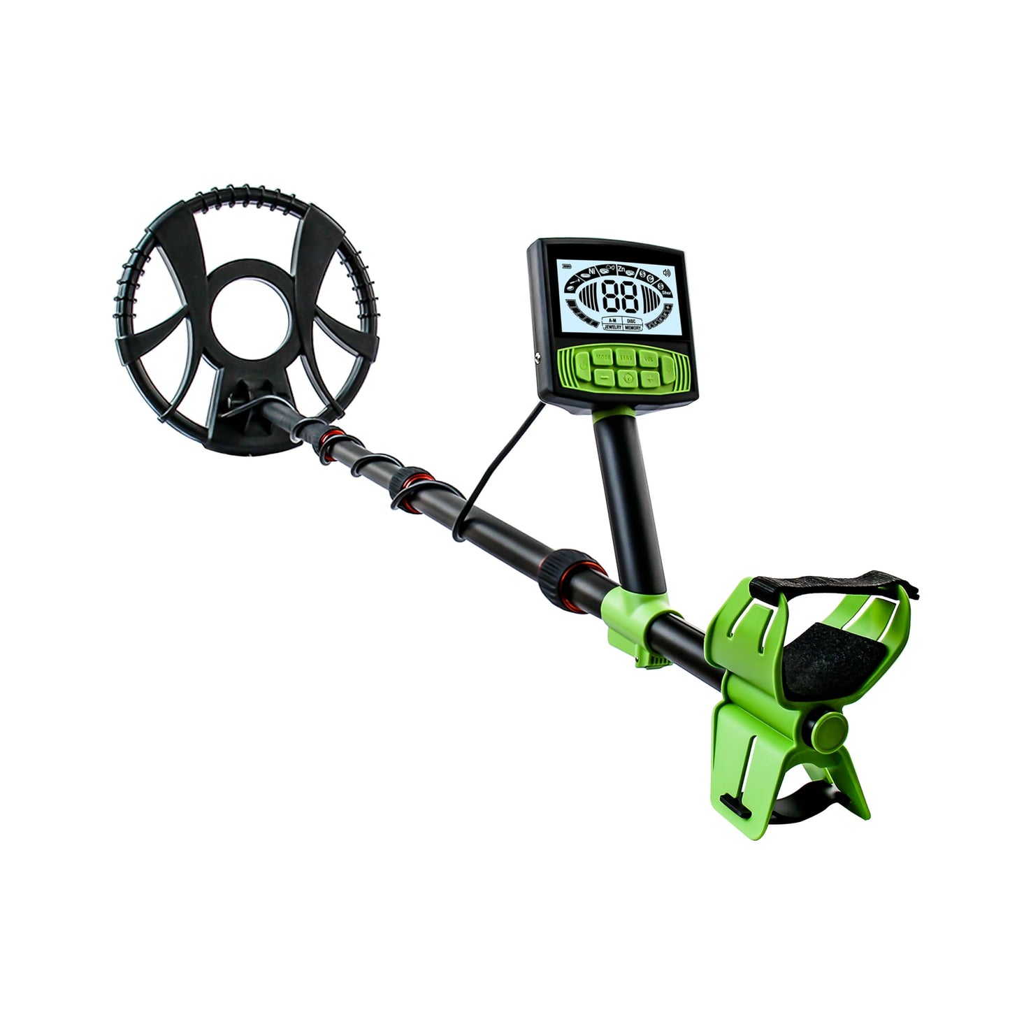 Metal Detector for Adults Professional, 5 Modes Waterproof Gold Detector with Higher Accuracy, All Metal, Disc, Memory, Jewelry & Pinpoint Modes, Adjustable 10” Coil, Bigger LCD Display