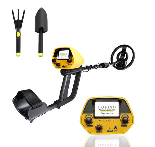 MD-5090 Gold Detector for Adults with 6.5" Waterproof Search Coil, Metal Detector 5.8kHz Scanner