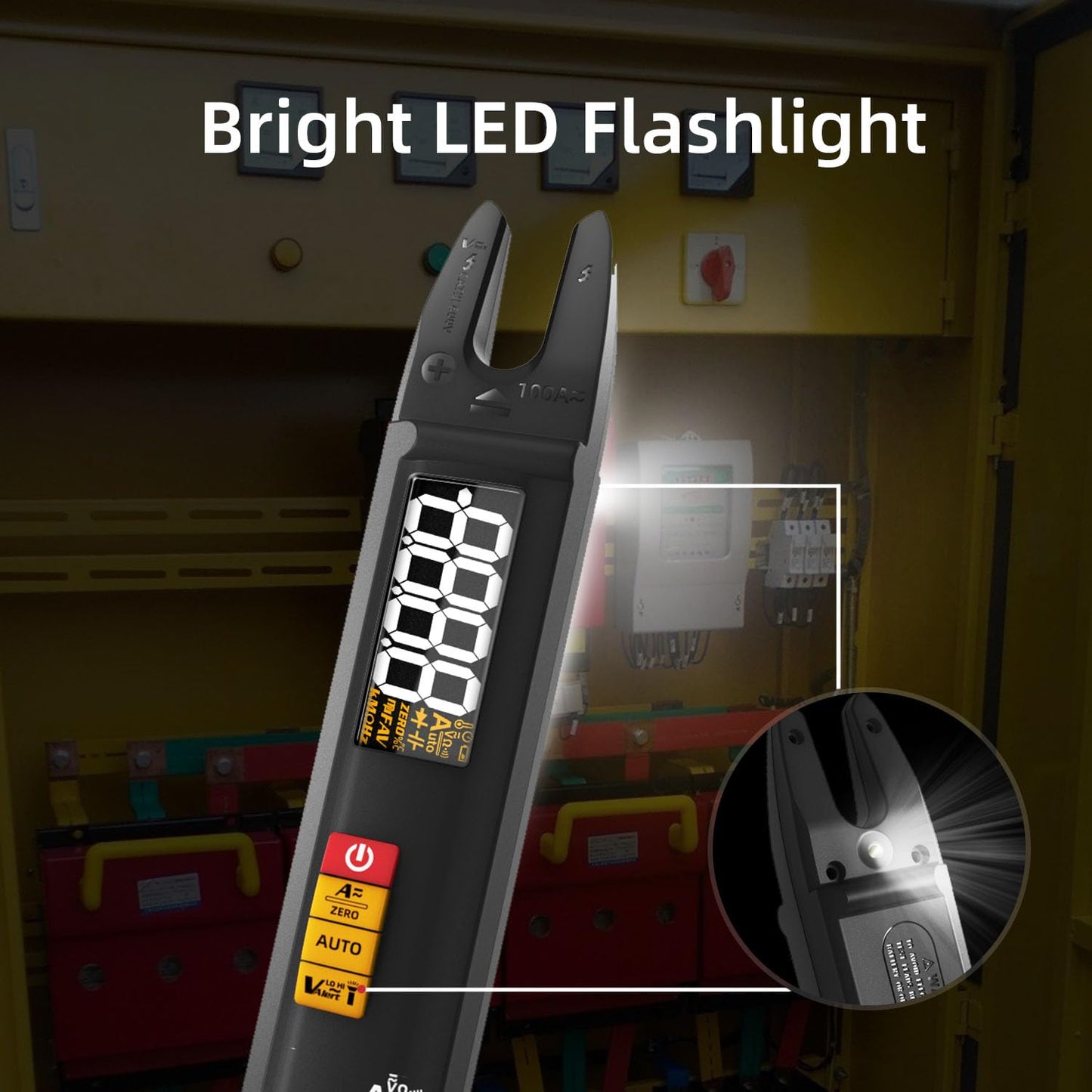 BSIDE-U1 Multi-Mode U-Type Current Multimeter Digital Clamp Meter DC AC 100A Ammeter Electrical Tester Automatic Multimeter