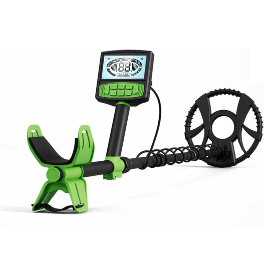 Metal Detector for Adults Professional, 5 Modes Waterproof Gold Detector with Higher Accuracy, All Metal, Disc, Memory, Jewelry & Pinpoint Modes, Adjustable 10” Coil, Bigger LCD Display