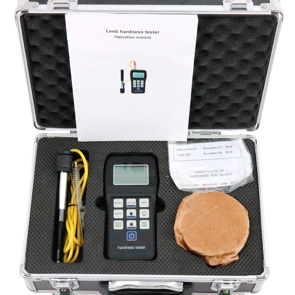 Graigar Portable Leeb Hardness Tester SHL-140 Measuring Range HLD (170~960) HLD Continuous Working Time of About 40 Hours