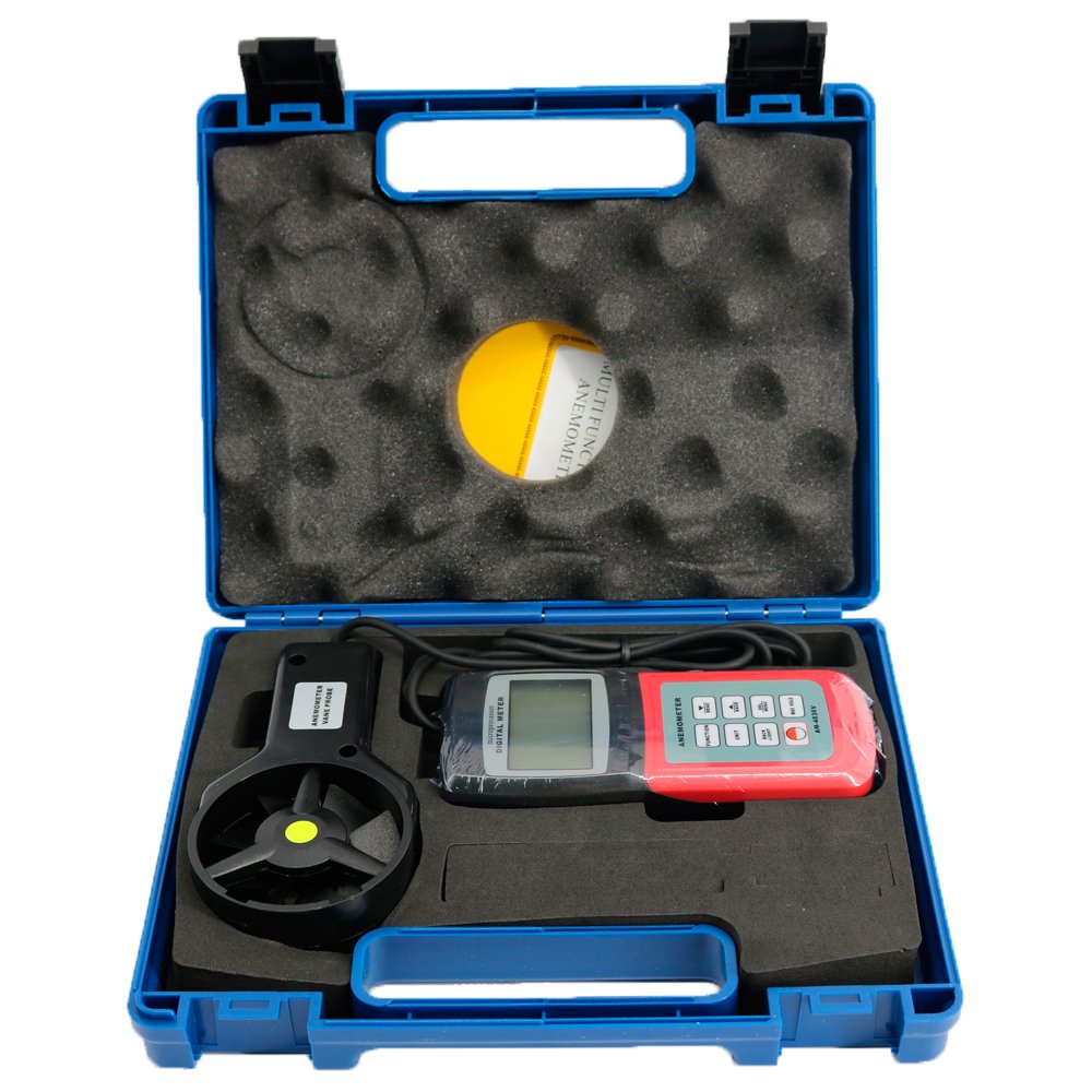 Graigar AM-4836V Digital Anemometer Air Flow Wind Speed Wave Height Meter Tester AM4836V