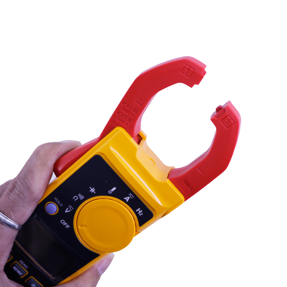 Fluke 325 True RMS Clamp Meter AC/DC Current 400A Voltage 600V Temperature Capacitance Frequency CAT III 600V