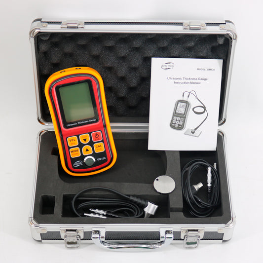 GM130 Ultrasonic Thickness Gauge Digital Paint Thickness Meter Measuring Range 1.0~300mm (Steel)