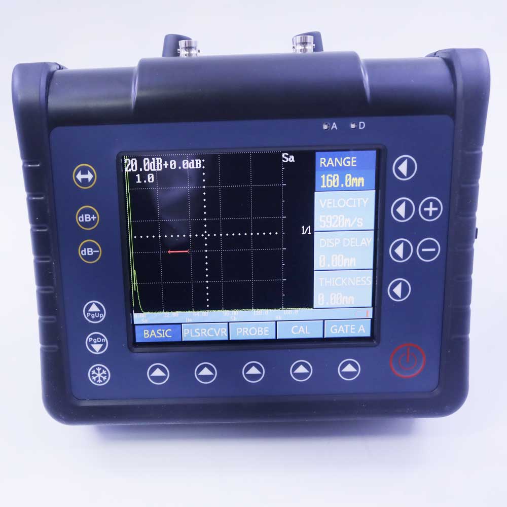 GT900 Digital Ultrasonic Flaw Detector 0.5~9999mm Industrial Non-destructive Flaw Tester 0.5~22MHz