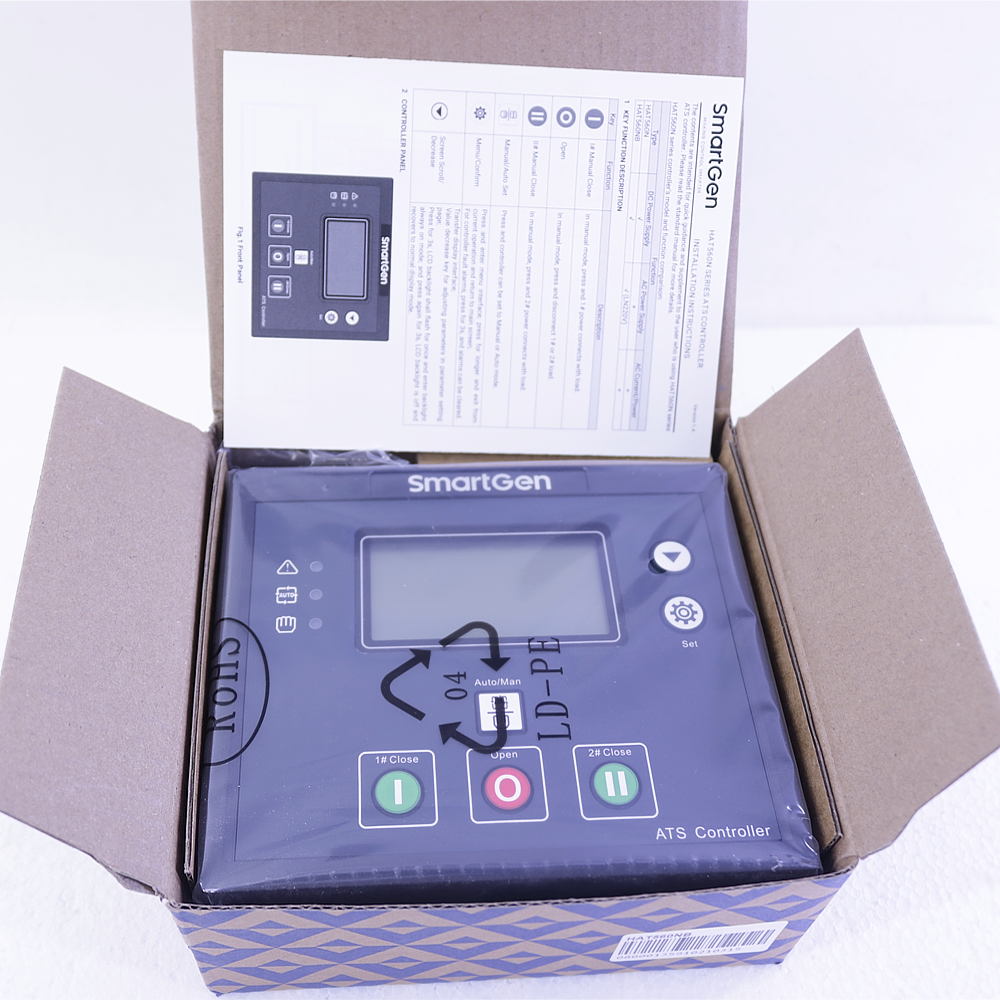 Smartgen HAT560NB 智慧型雙電源 ATS 控制器自動轉換系統 PC 兩段 PC 三段 CB 和 CC 開關模組