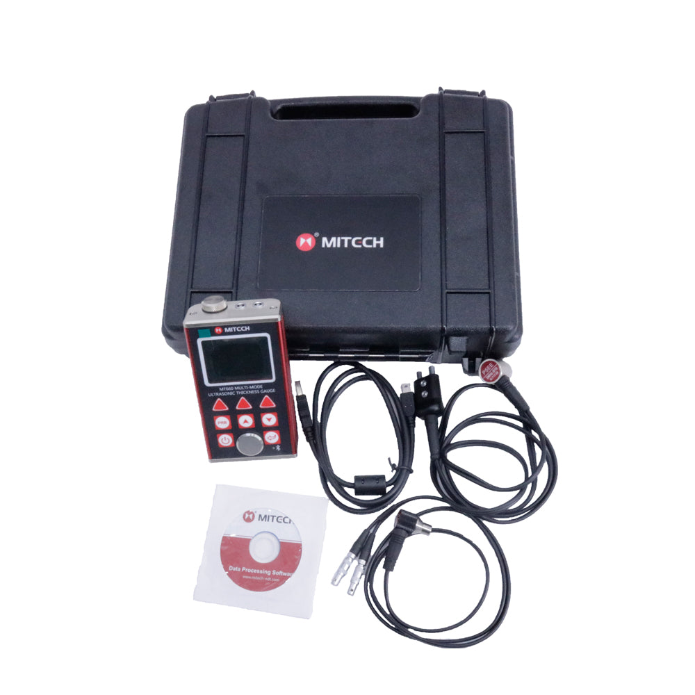 Mitech MT660 Digital Muti-mode Ultrasonic Thickness Gauge Pulse-echo and Echo-echo Thickness Meter