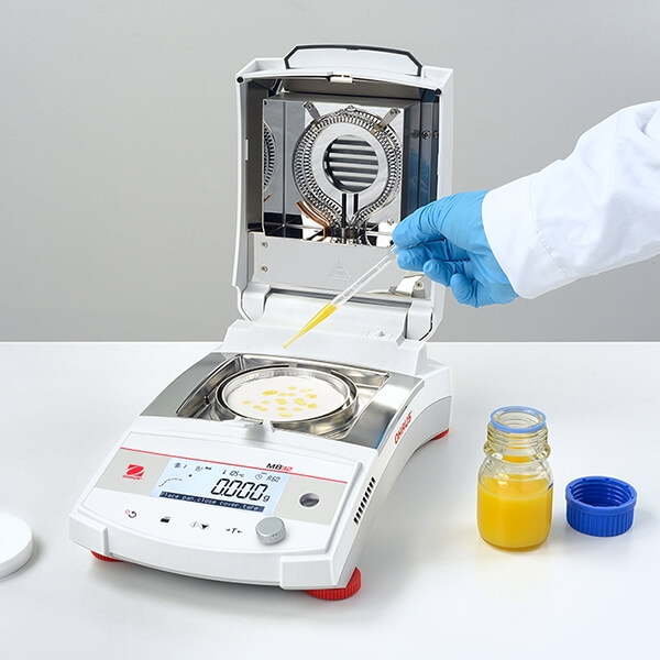 Ohaus MB32 Moisture Analyzer 90g Capacity 1 mg/0.01% Readability IR Heating Moisture Testing