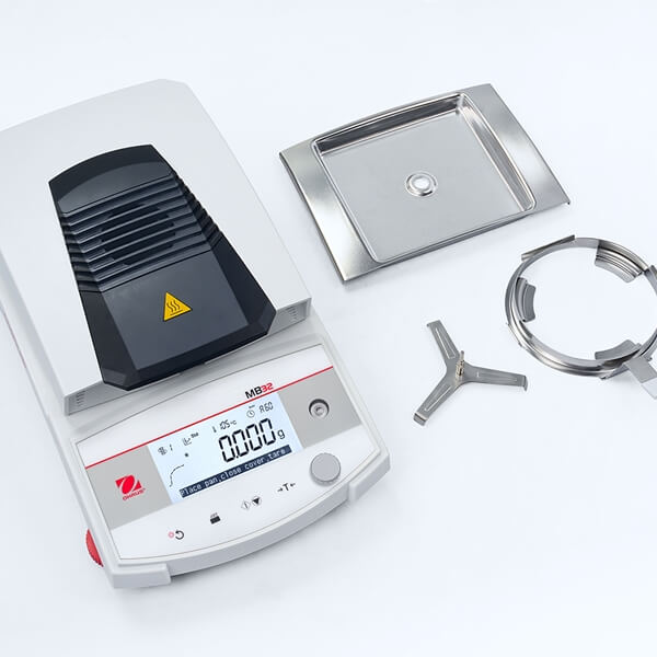 Ohaus MB32 Moisture Analyzer 90g Capacity 1 mg/0.01% Readability IR Heating Moisture Testing